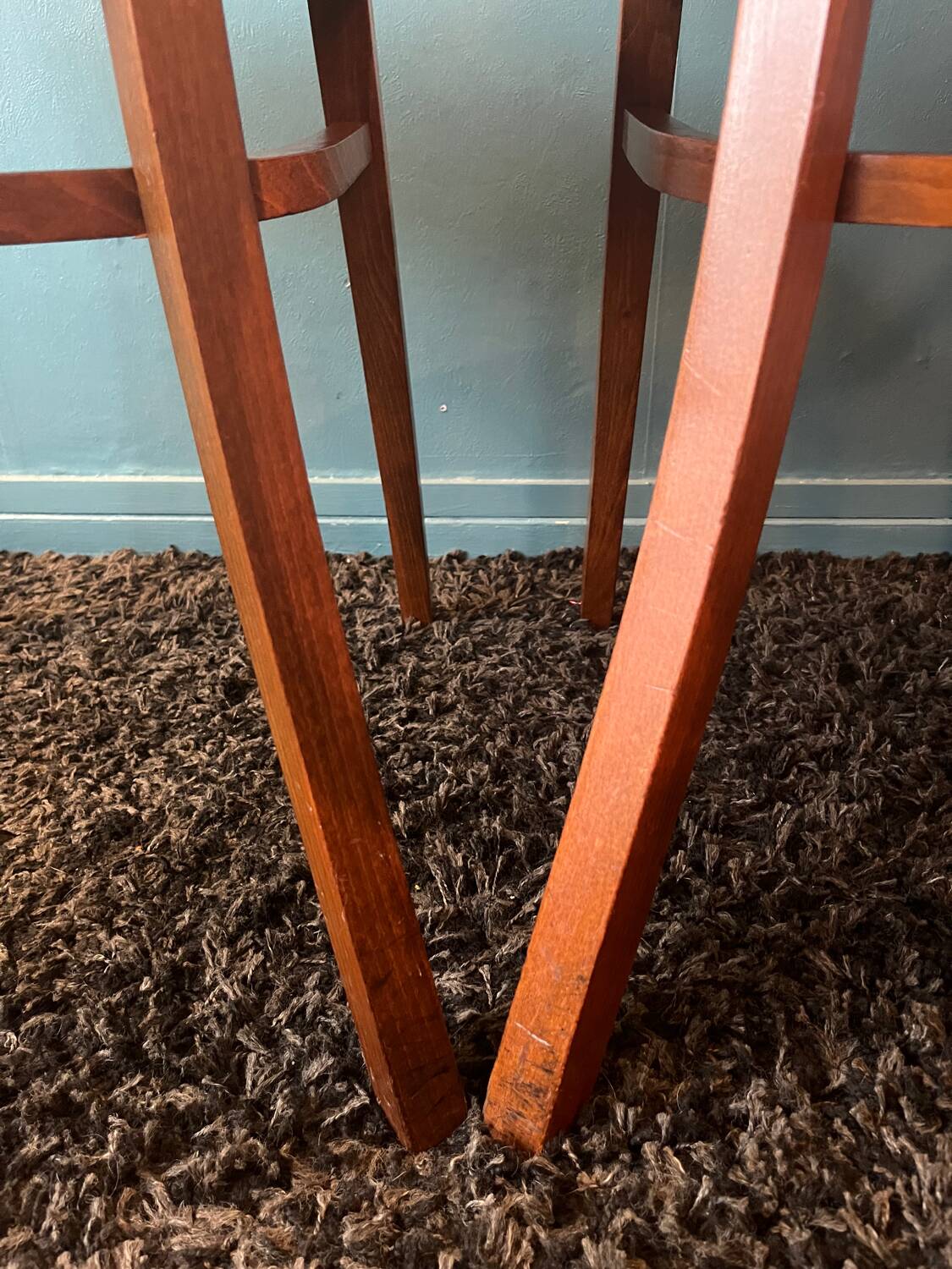 Paire chaise bistrot bois Thonet année 50/60