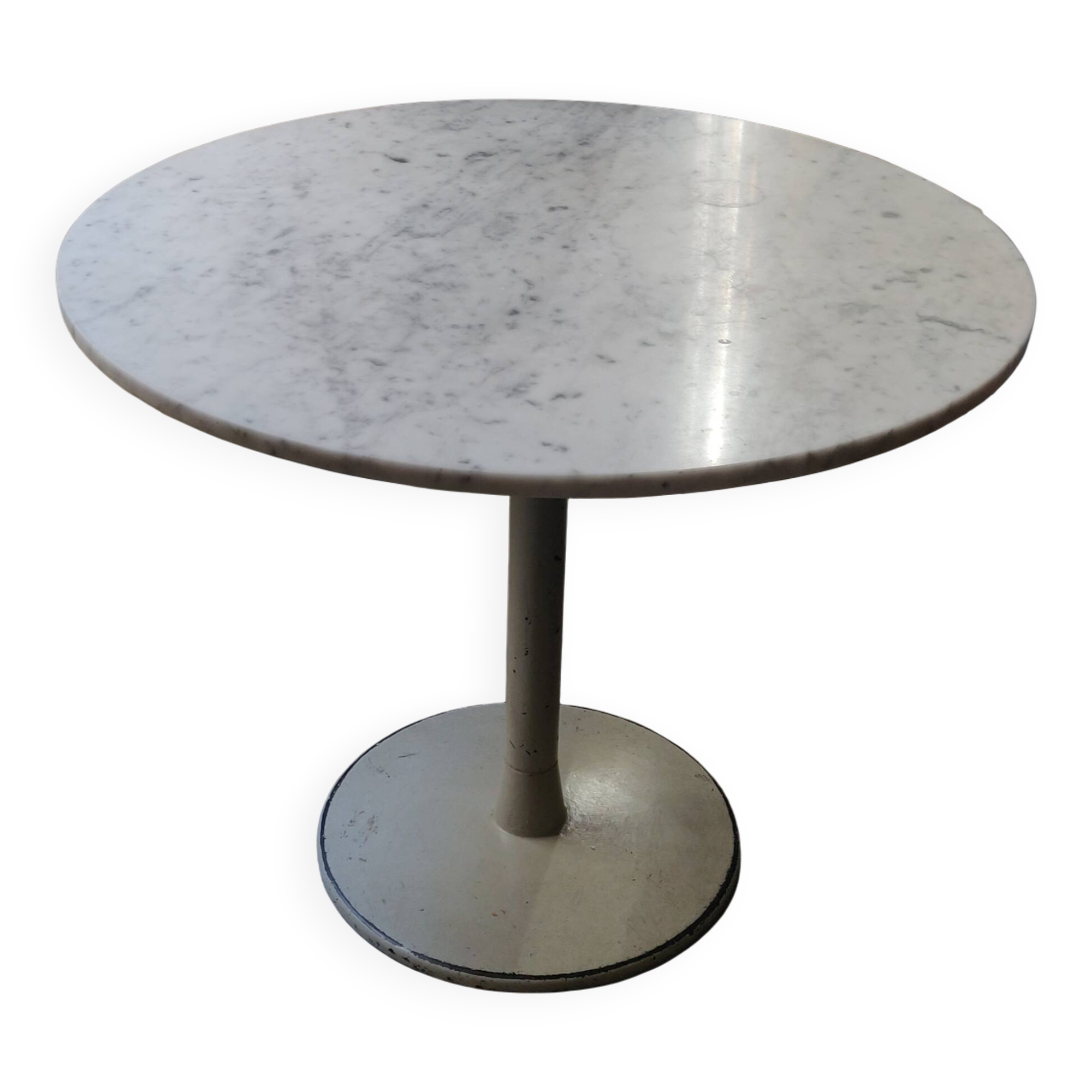 Marble table with round top 70cm