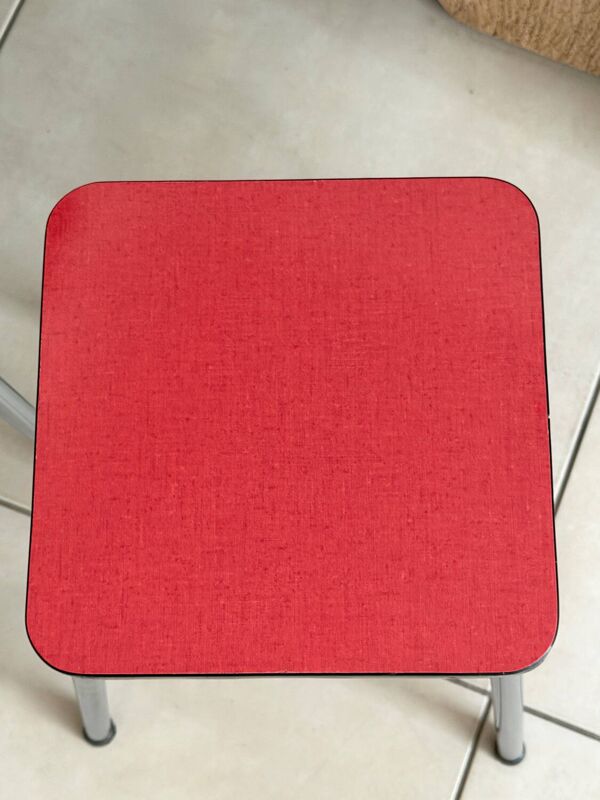 Lot de 2 tabourets Formica vintage