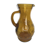 Smoked glass pitcher
