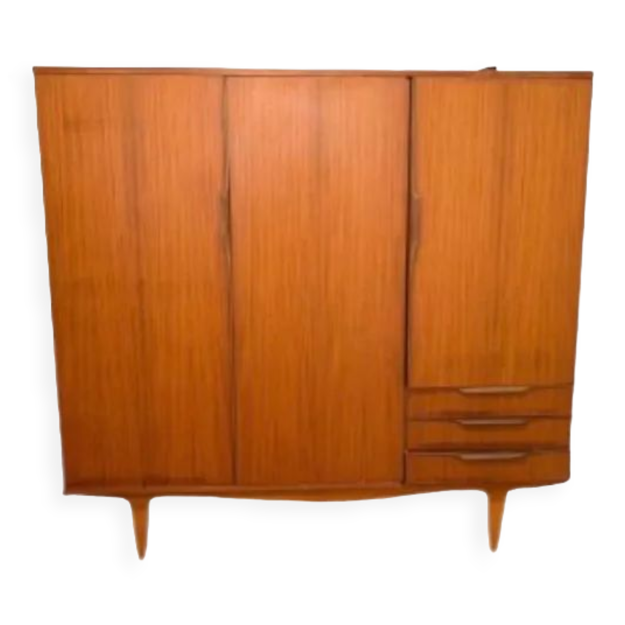Scandinavian vintage compass leg wardrobe