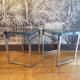 Pair of Marc Berthier side tables