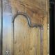 Very beautiful and old carved wooden wardrobe from the 19th century, small size, height 211 cm.