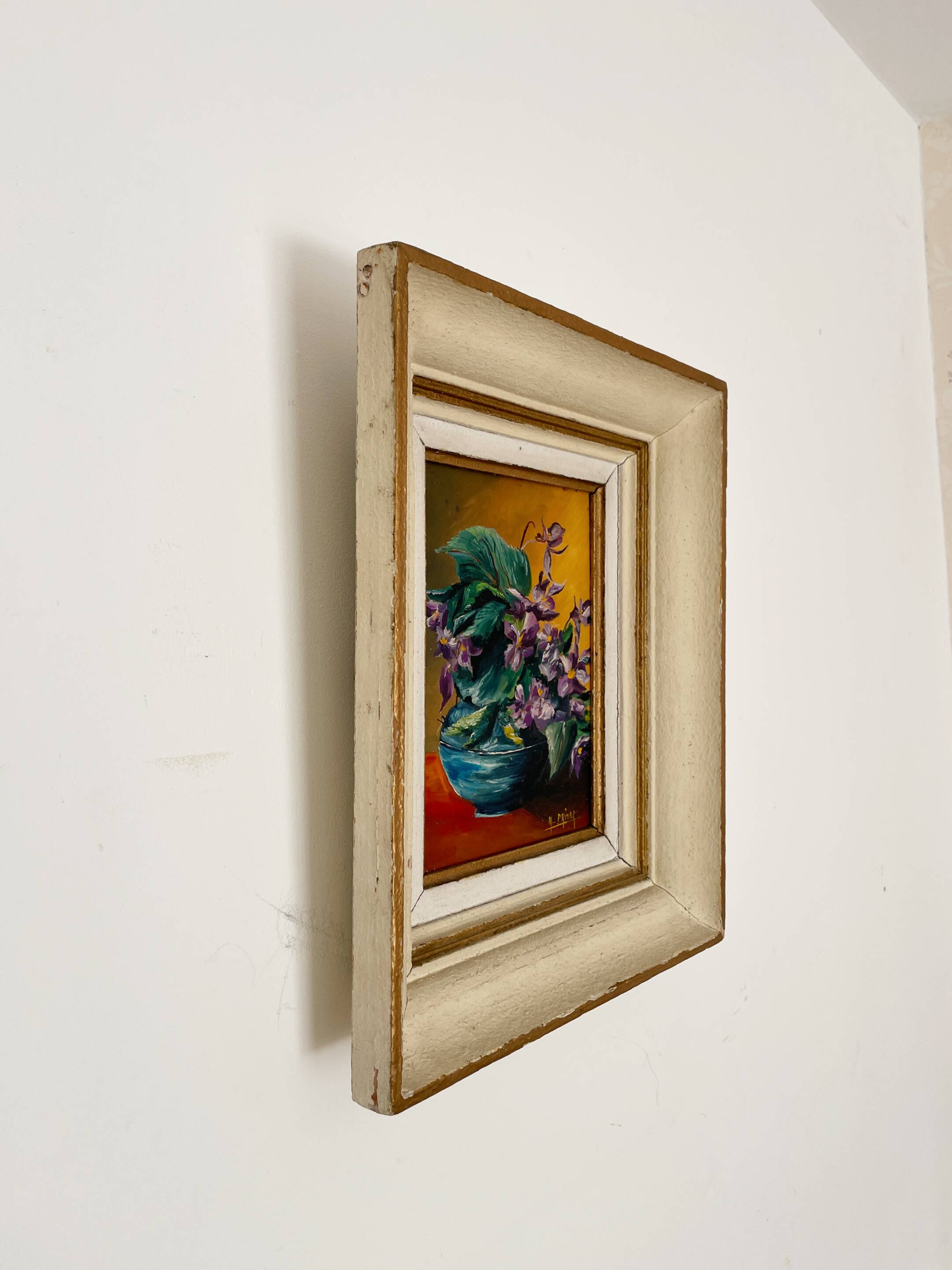 Huile sur toile dans son cadre - 33x39cm