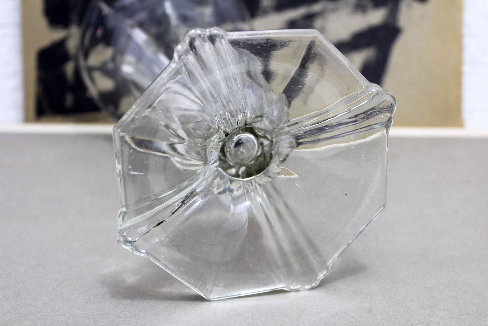 Vase Art Deco en verre