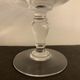 6 old champagne glasses in blown crystalline