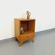 Vintage light wood bedside table from the 40s 50s