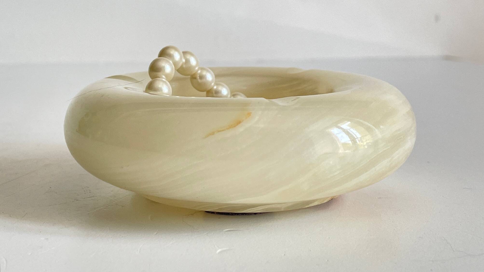 VINTAGE MARBLE ASHTRAY