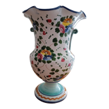 Vase ancien en céramique peint à la main