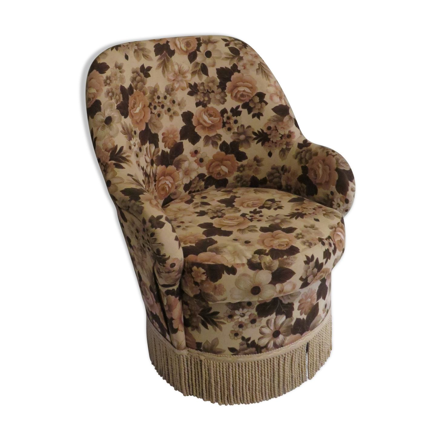 Vintage toad armchair, Belgium 60s