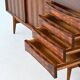 Oswald Vermaercke 'Paola' sideboard rosewood V Form Belgium 1960