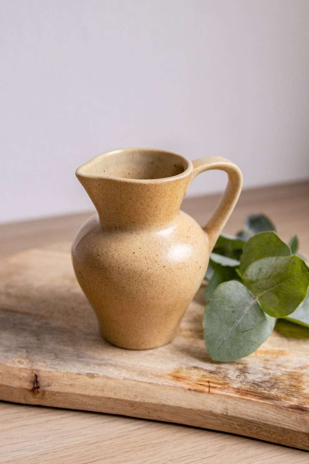 Small Spotted Stoneware Milk Jug