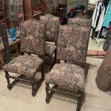 Lot of 4 late 19th century chairs