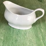 Large vintage porcelain gravy boat