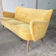 Set of lounge couch sofa 2 chairs 50s vintage