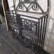 Art Deco coat rack wardrobe in wrought iron from the 1930s.