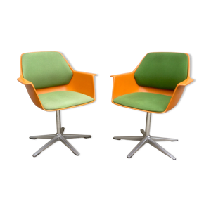 Paire de fauteuils design