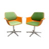 Pair of design and vintage armchairs, Wilkhahn, Germany, 70s