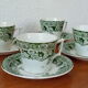Four coffee cups in iron earth of Saint Amand