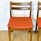 4 chaises scandinave 1960