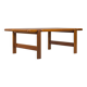 Table basse danoise en teck attribuée à Niels Bach, années 1960