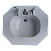 Enamelled white washbasin 1930