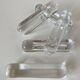 Set of five knife rests signed in crystal by the Daum Nancy house, 1960.
