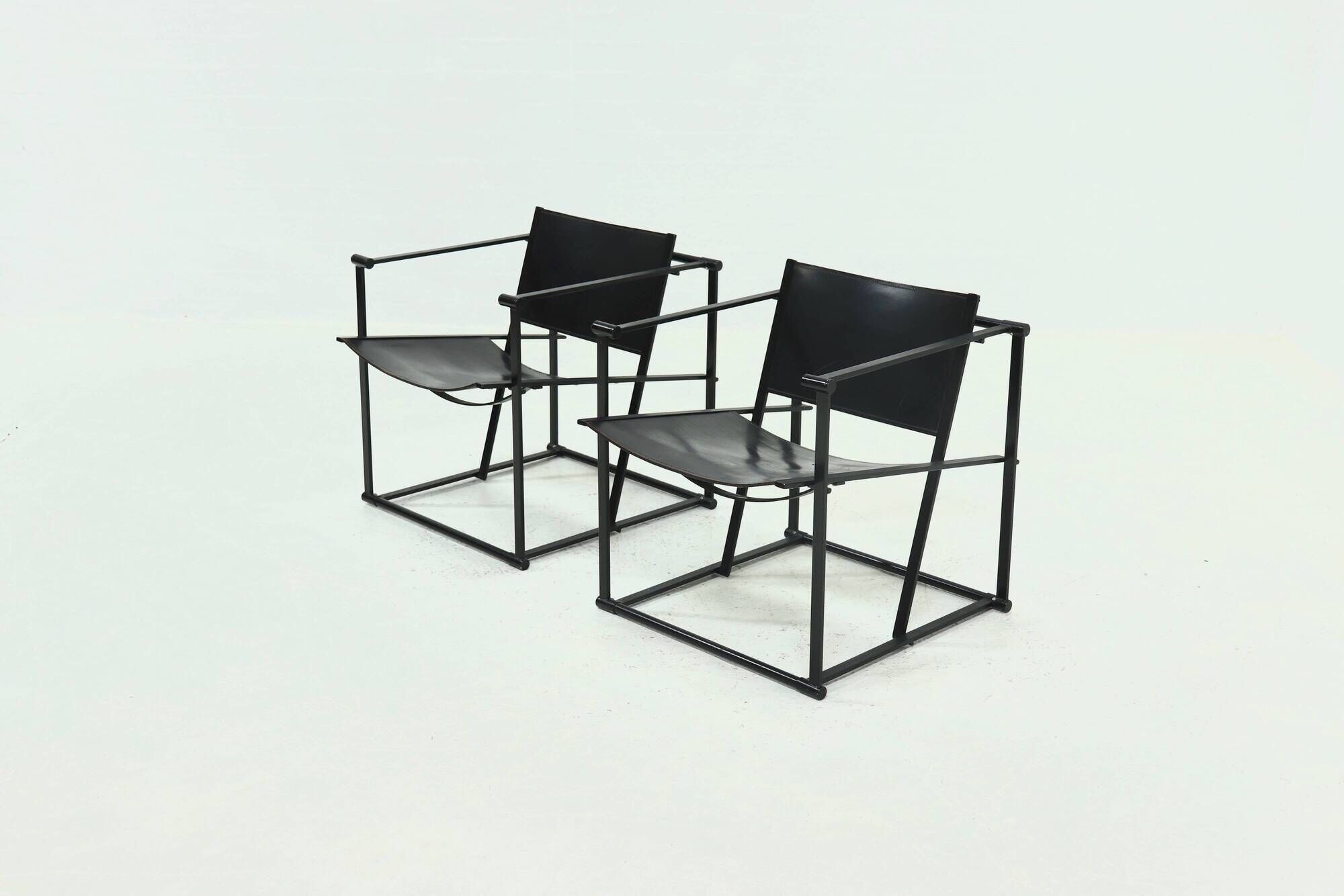 Set of 2 Lounge Chairs Model FM60 by Radboud van Beekum for Pastoe 1980s