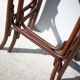 Curved wood trundle table