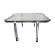Horst Brüning coffee table for Kill International, glass and metal 70s