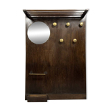 After carlo de carli: coat rack / cloakroom from the art deco period in macassar circa 1930-1940