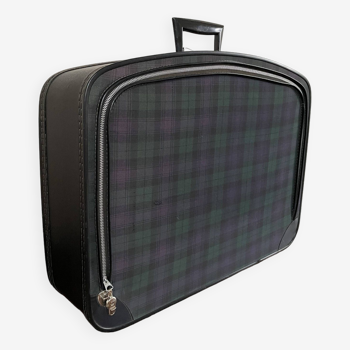 Valise à carreaux tartan