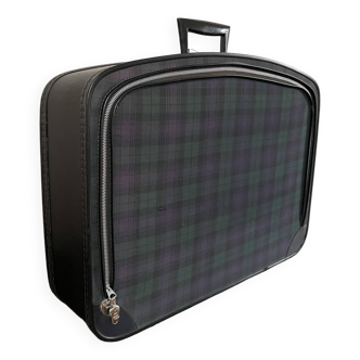 Valise à carreaux tartan