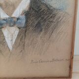 Very nice portrait signed Pierre Carrier Belleuse signed 1903