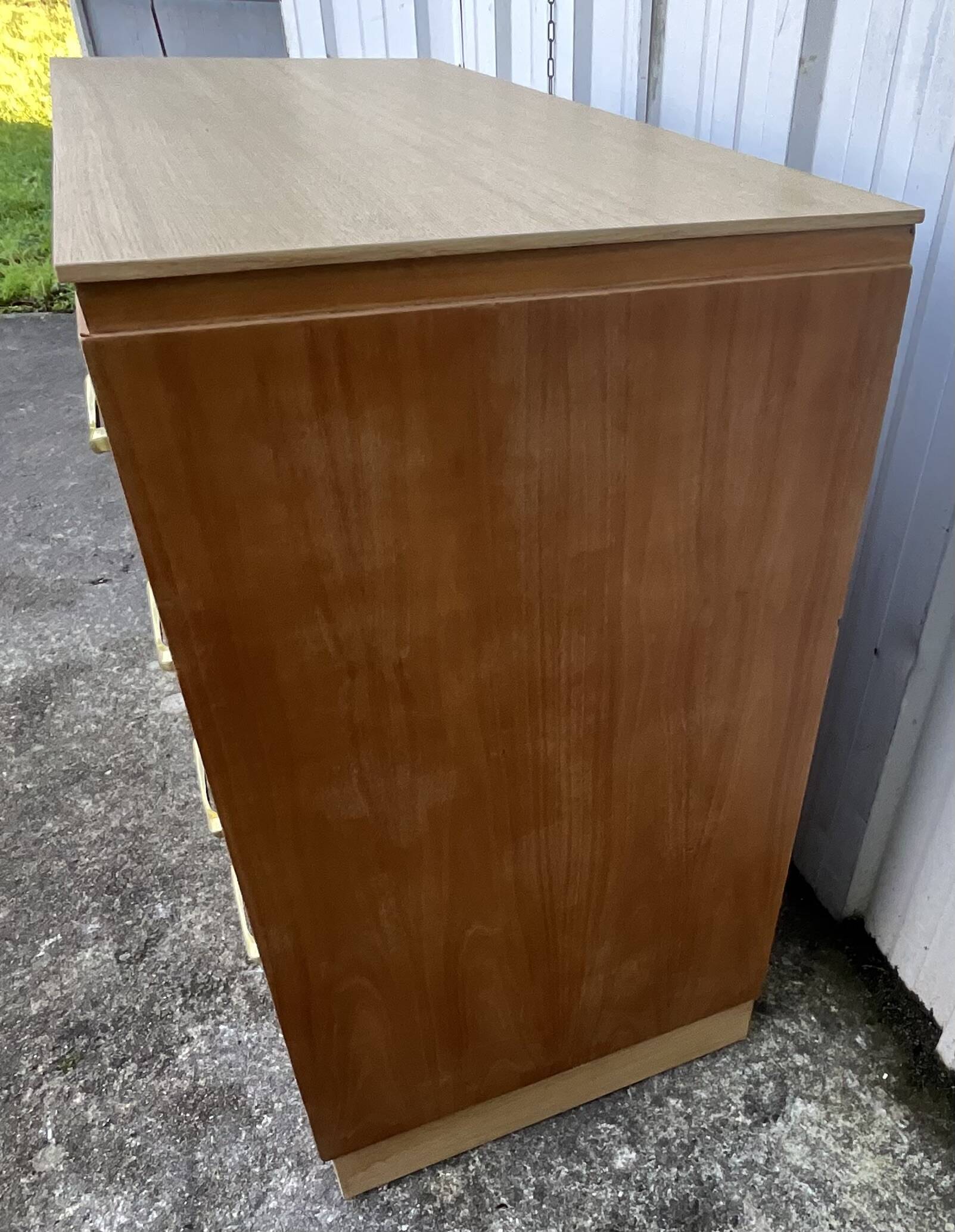 Art Deco style cherrywood chest of drawers, mid-20th century