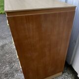 Art Deco style cherrywood chest of drawers, mid-20th century