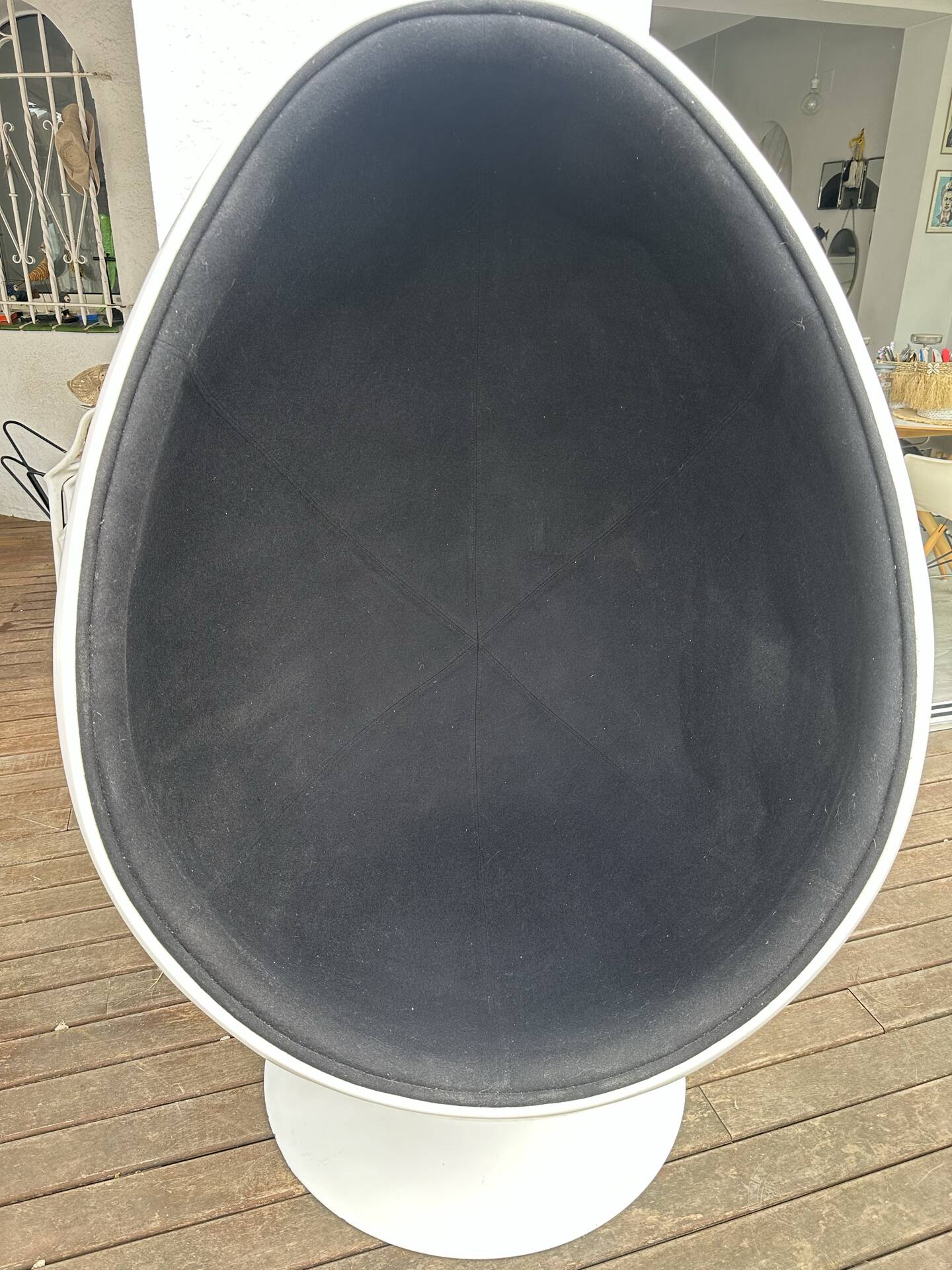 Fauteuil Œuf vintage
