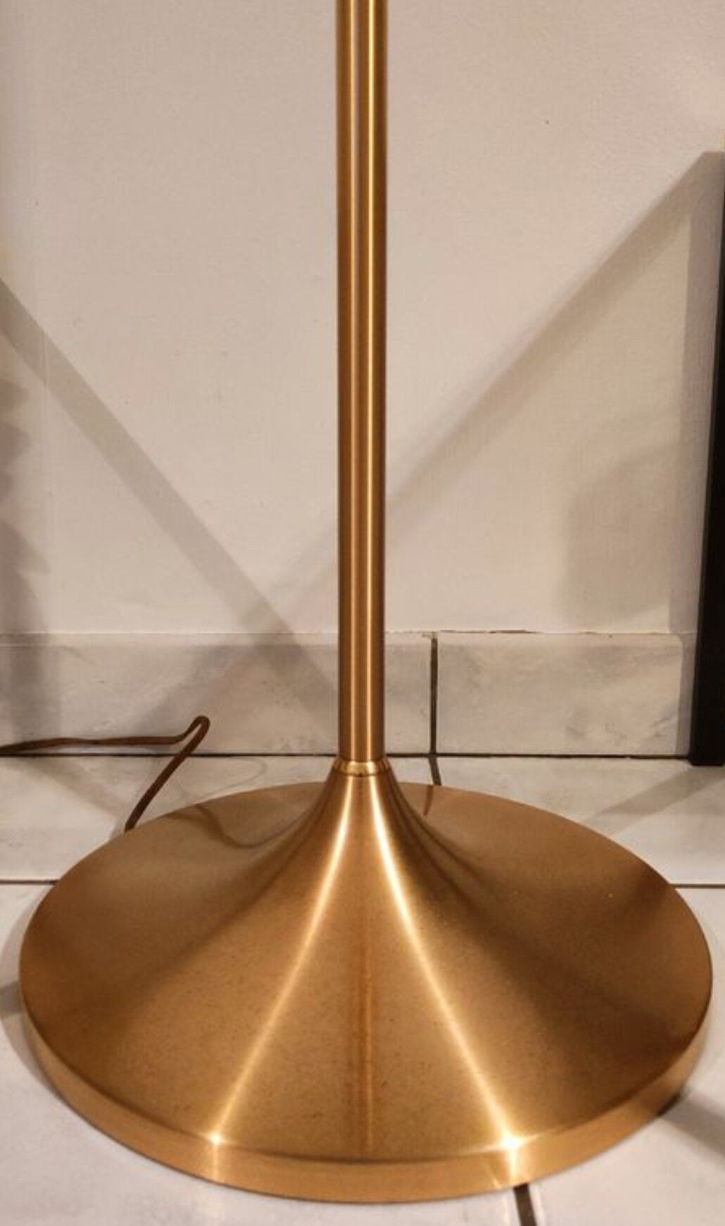 Vintage brass floor lamp 1970 italy