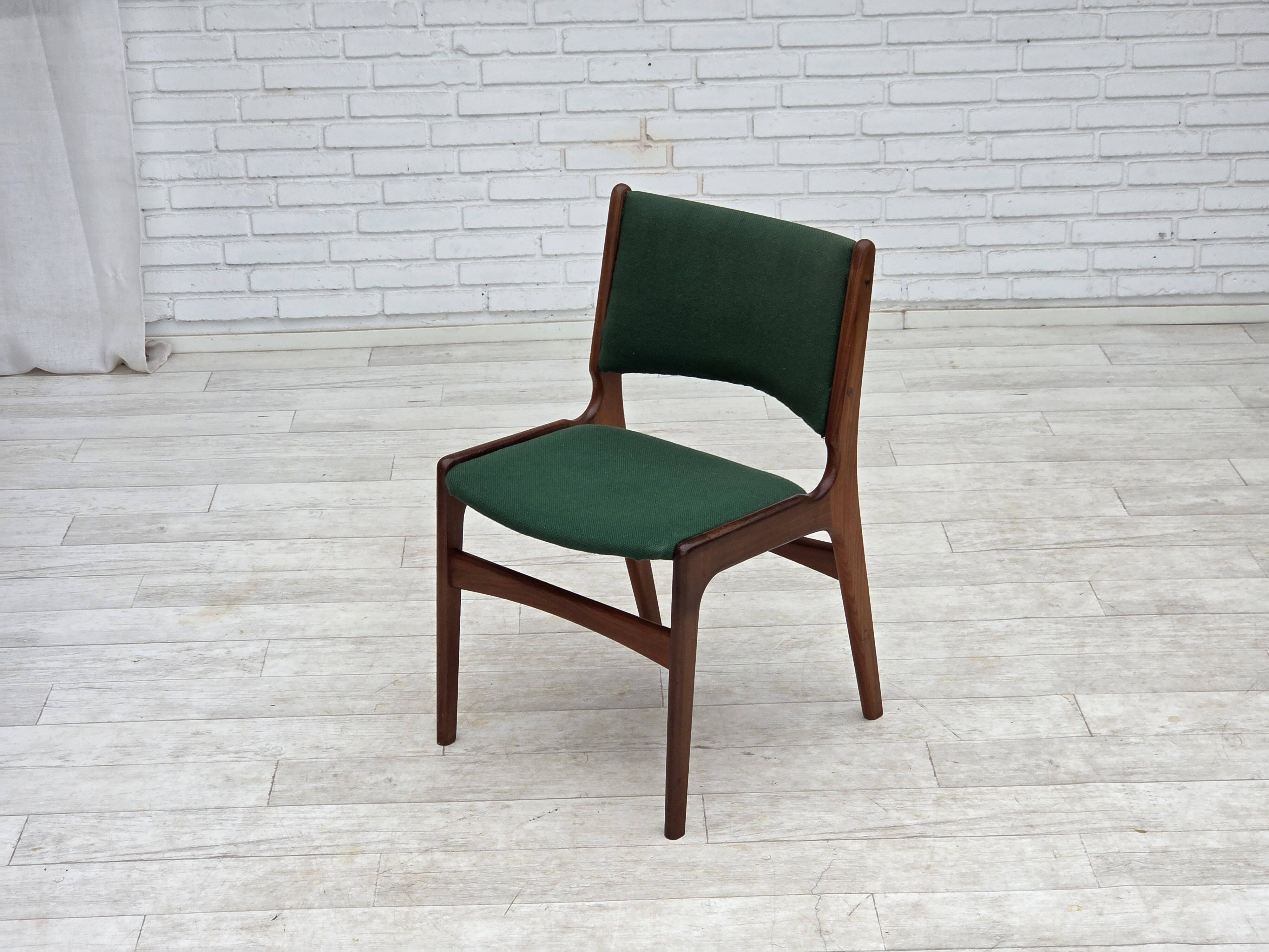 1960s, Danish design by Erik Buch, set of 4 dining chairs model 89.