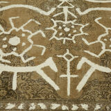 1970s 283 cm x 388 cm beige wool carpet