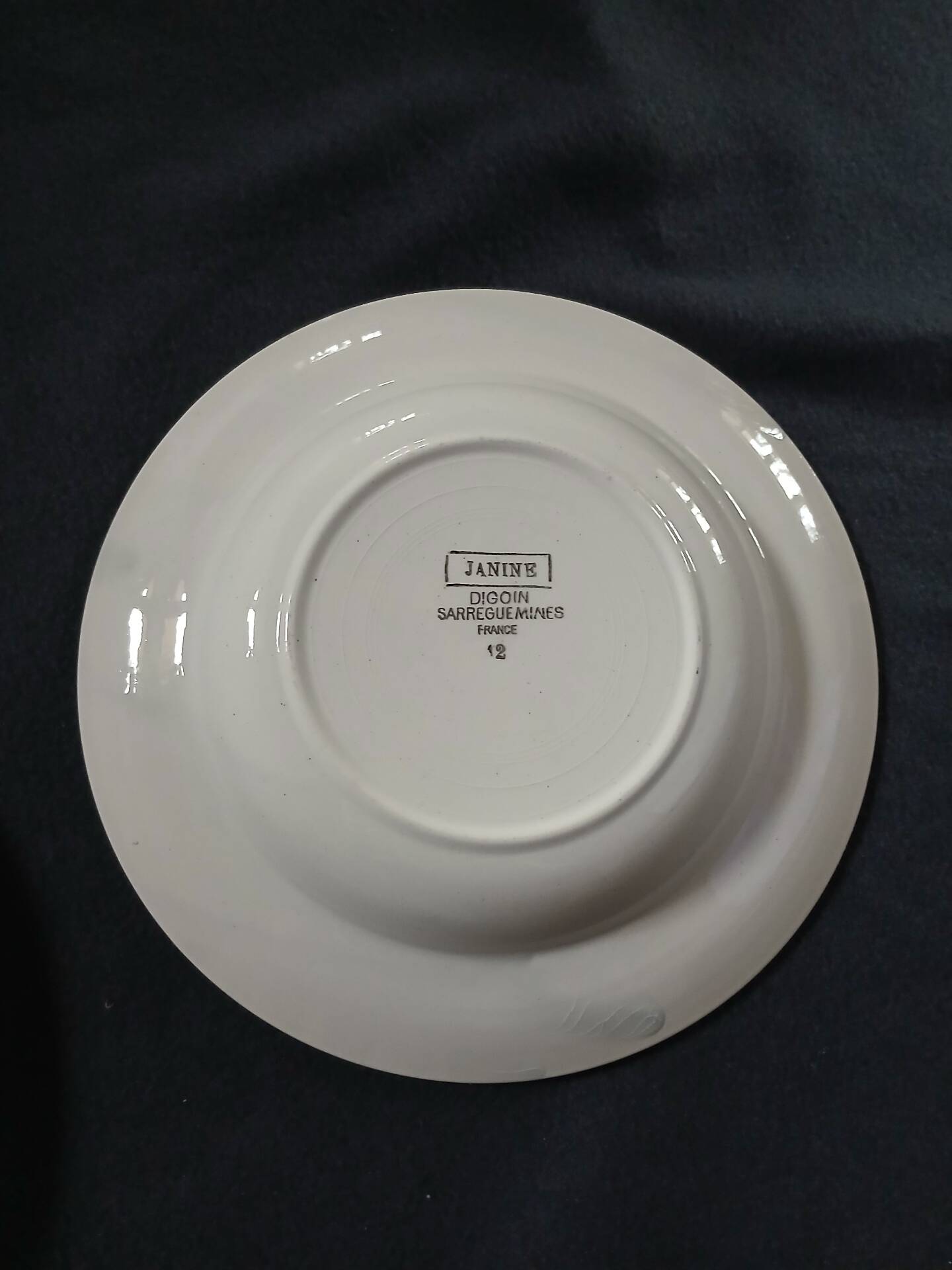 8 mismatched antique deep plates