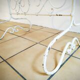 Old wrought iron cradle
