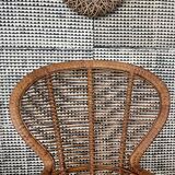 Fauteuil en rotin 1960