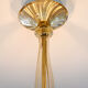 Smoked glass chandelier by Bucella Murano, 1940