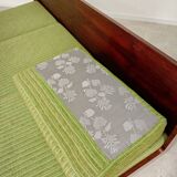 Jitona Sobeslav 1970s Green Fabric Folding Sofa