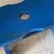 Vintage stool blue electric