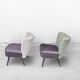 Set of vintage mid-century chairs, 1950s