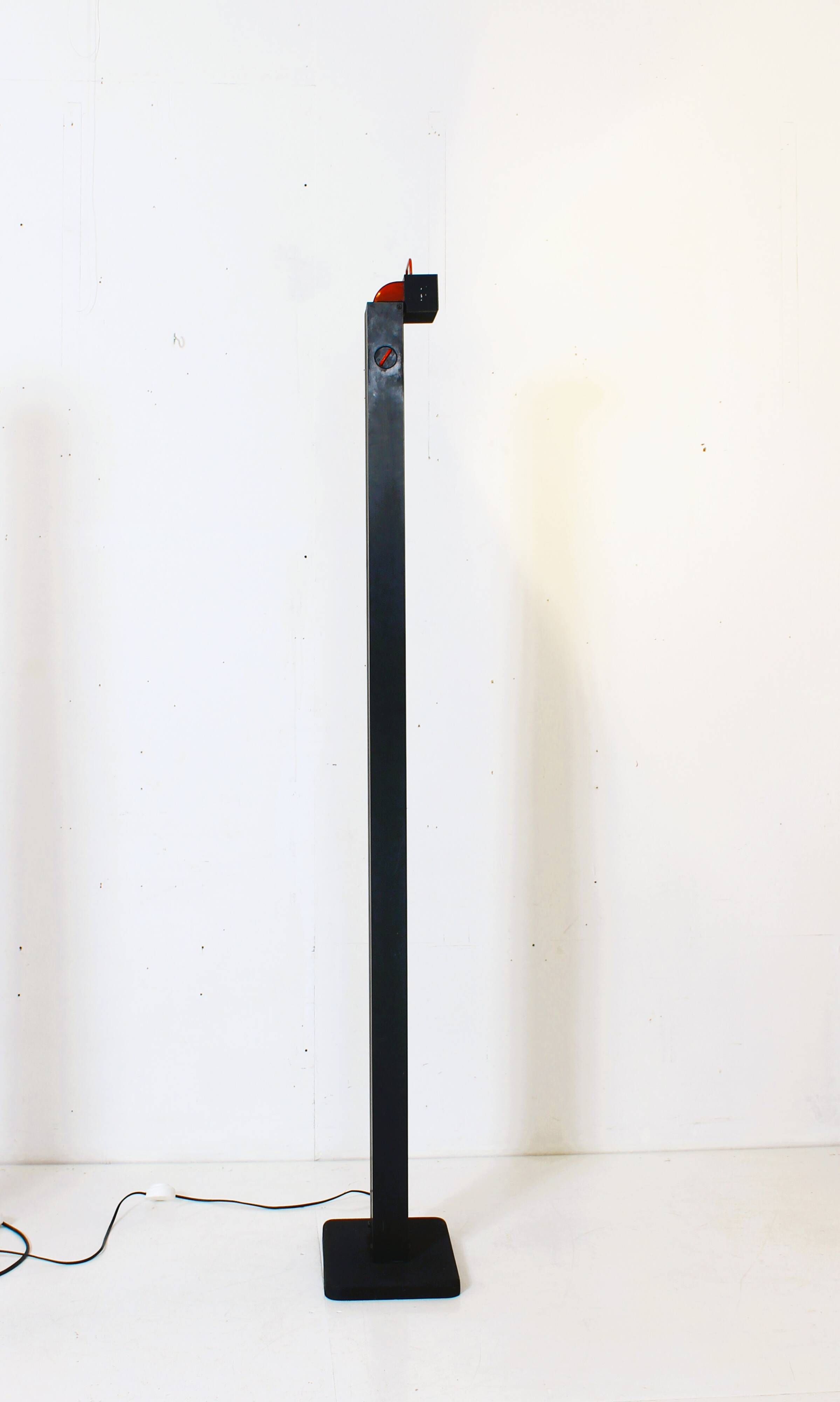 Pair of vintage Italian floor lamps "Zagar" by Silvio Carpani for Stil