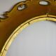 Oval frame in golden resin