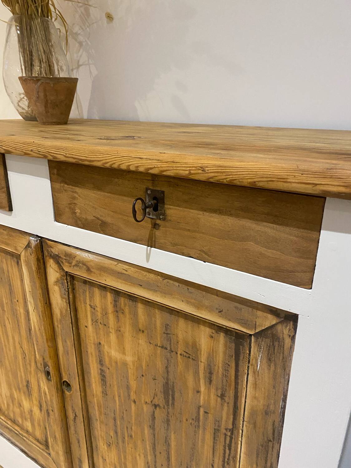 Old wooden sideboard